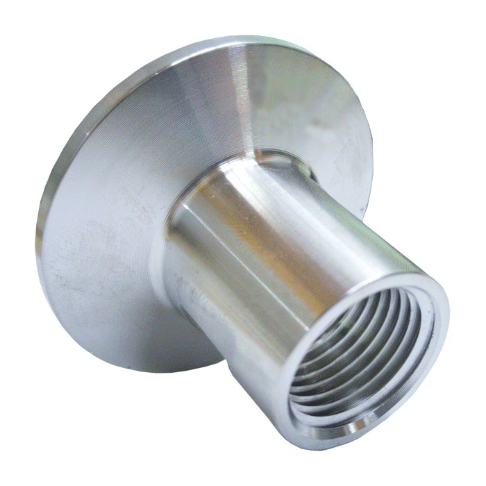 1 1/2" Sanitary Tri-Clamp x 1/2" FPT