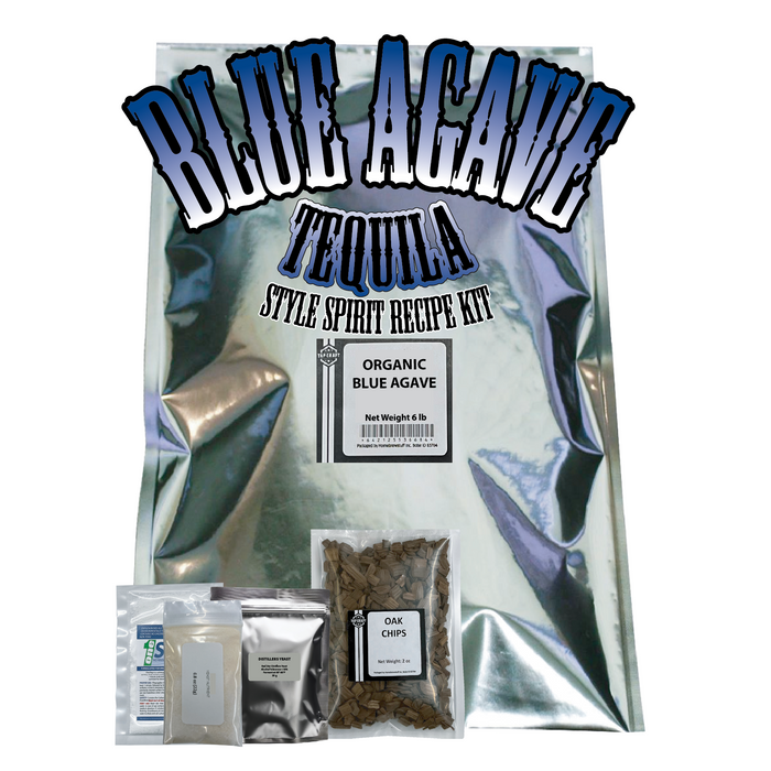 100% Blue Agave Tequila Style Recipe Kit – 2.5 Gallon Organic Agave
