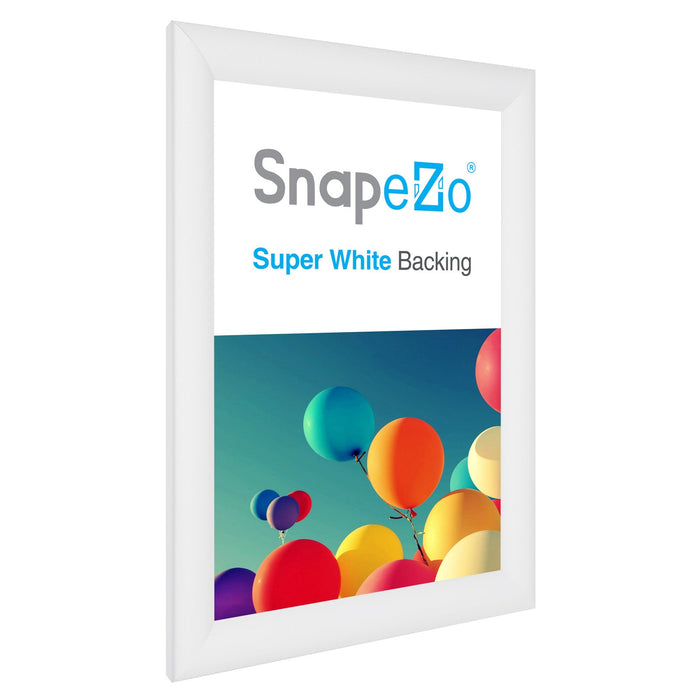11x16 White SnapeZo® Snap Frame - 1.2" Profile