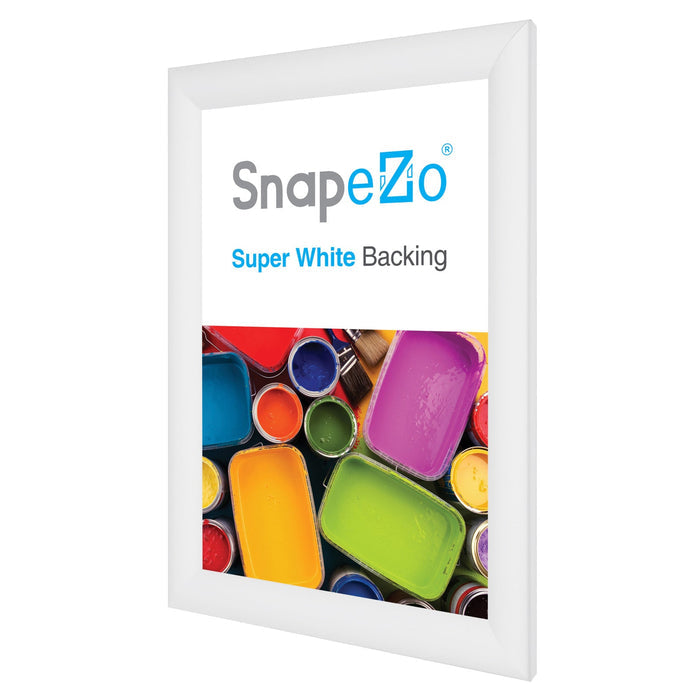 11x16 White SnapeZo® Snap Frame - 1.2" Profile