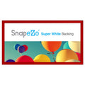 11x22 Red SnapeZo® Snap Frame - 1.2" Profile