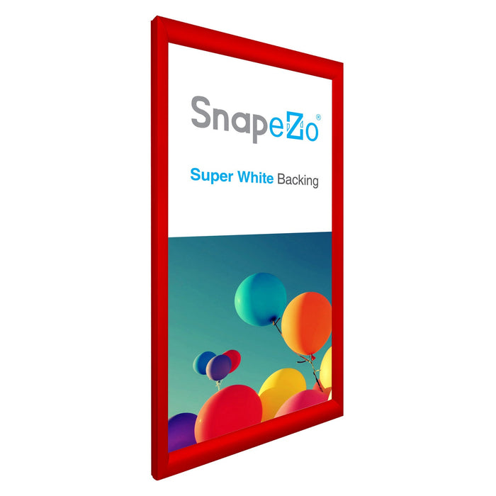 11x22 Red SnapeZo® Snap Frame - 1.2" Profile