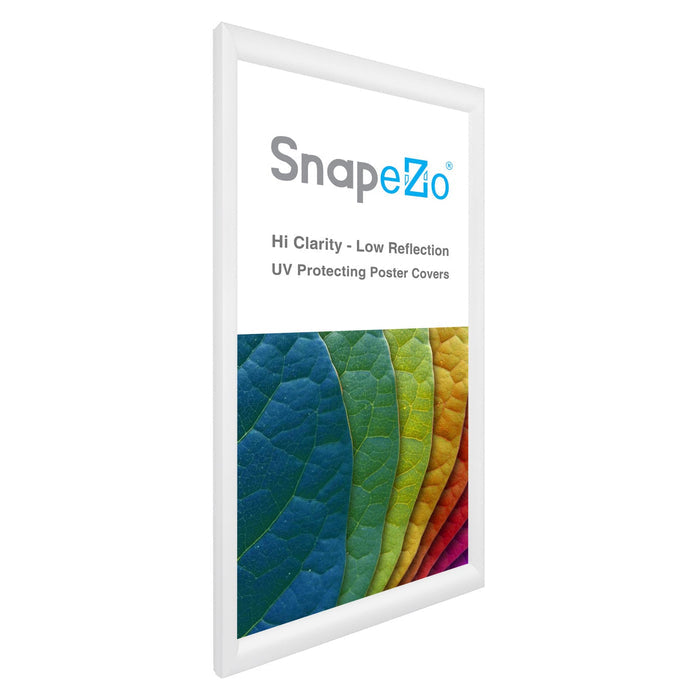 11x22 White SnapeZo® Snap Frame - 1.2" Profile