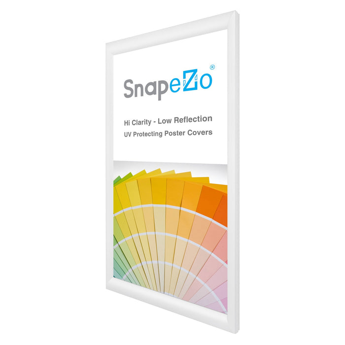 11x22 White SnapeZo® Snap Frame - 1.2" Profile