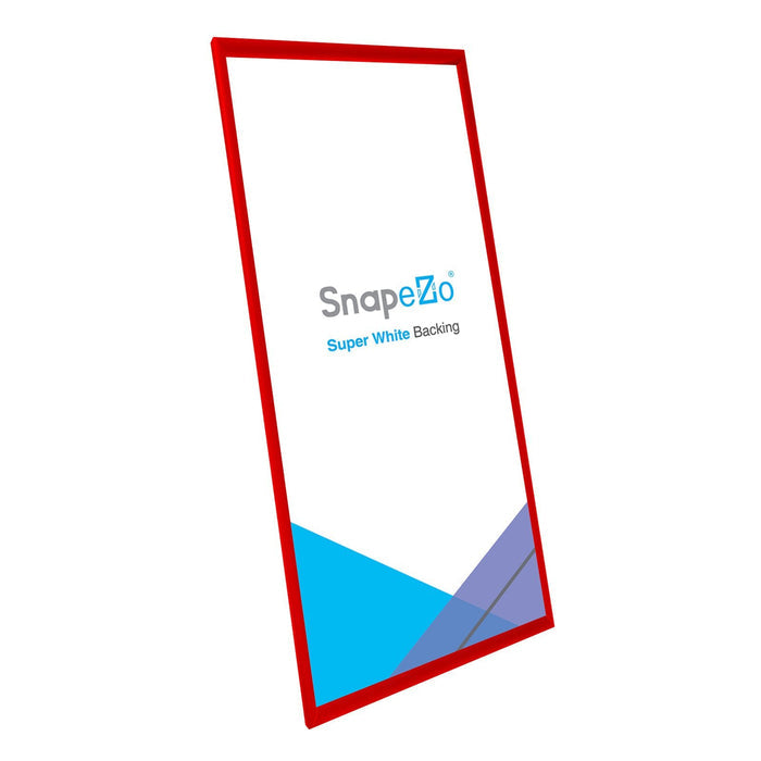 11x24 Red SnapeZo® Snap Frame - 1.2 Inch Profile