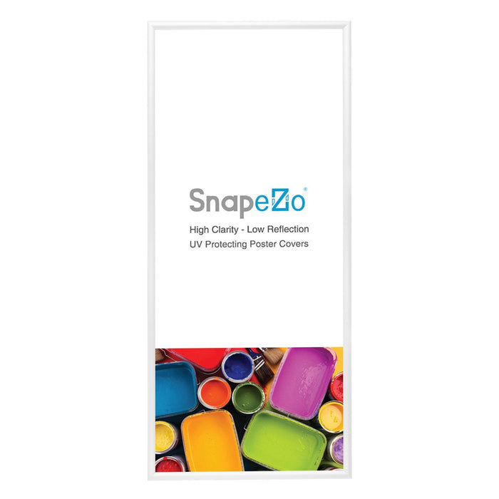 11x24 White SnapeZo® Snap Frame - 1.2 Inch Profile