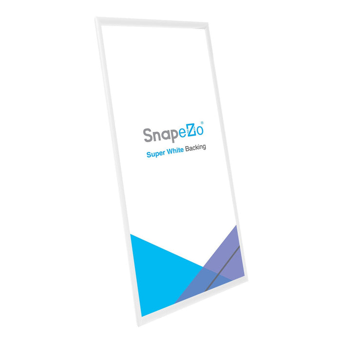 11x24 White SnapeZo® Snap Frame - 1.2 Inch Profile