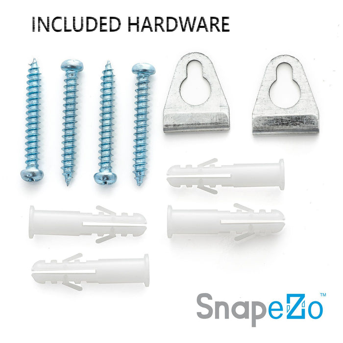 11x24 White SnapeZo® Snap Frame - 1.2 Inch Profile