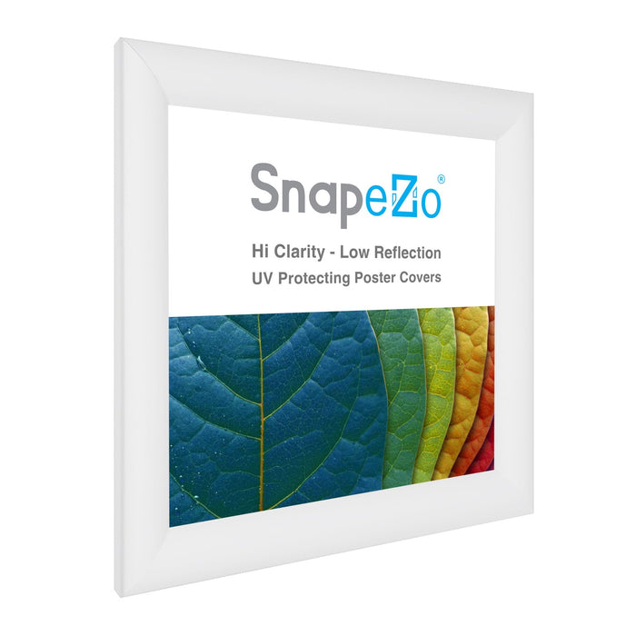 12x12 White SnapeZo® Snap Frame - 1.2" Profile