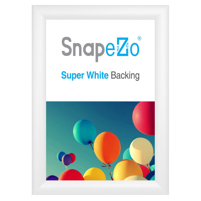 12x15 White SnapeZo® Snap Frame - 1.2" Profile
