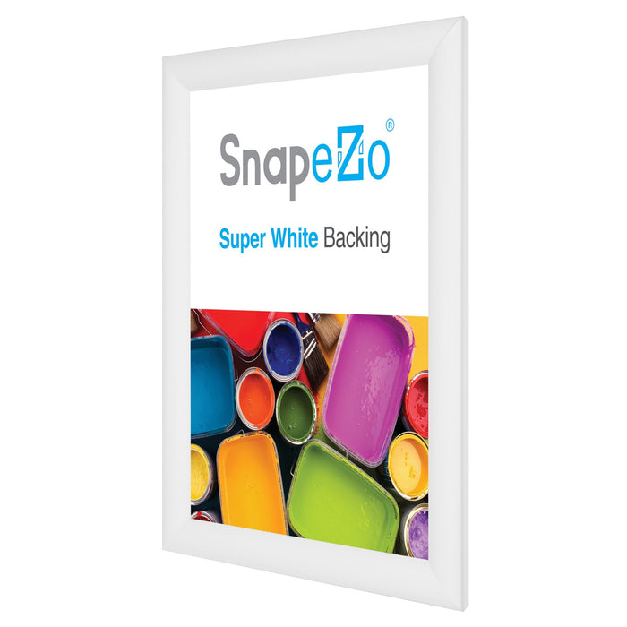 12x15 White SnapeZo® Snap Frame - 1.2" Profile