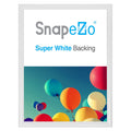 12x16 White SnapeZo® Snap Frame - 1.2" Profile