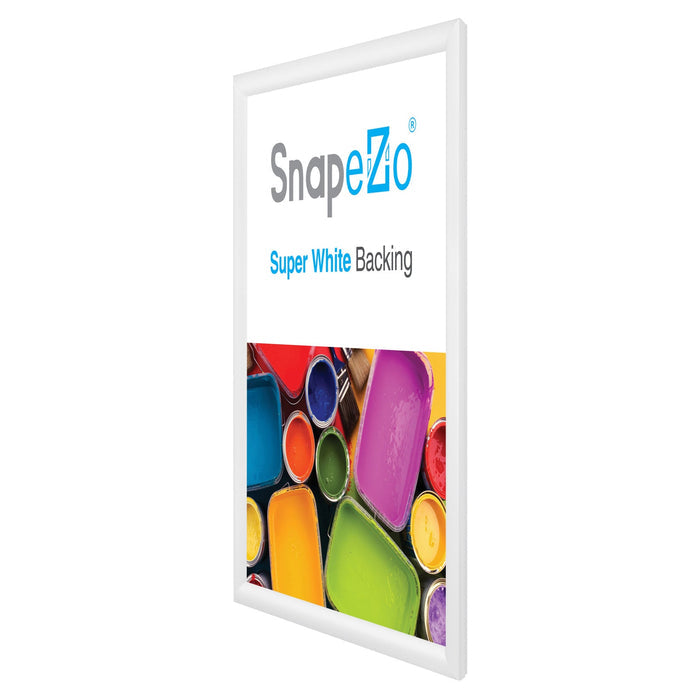 12x16 White SnapeZo® Snap Frame - 1.2" Profile