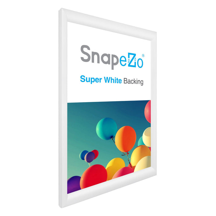 12x18 White SnapeZo® Snap Frame - 1.2" Profile