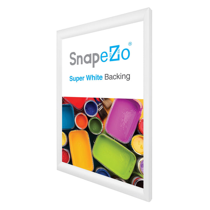 12x18 White SnapeZo® Snap Frame - 1.2" Profile