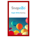 12x20 Red SnapeZo® Snap Frame - 1.2" Profile