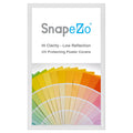 12x20 White SnapeZo® Snap Frame - 1.2" Profile