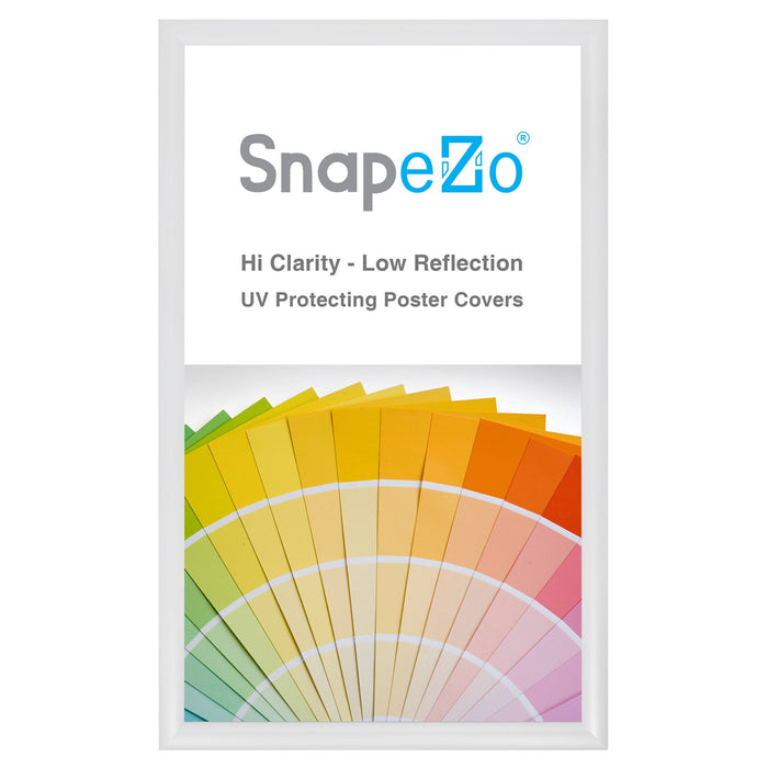 12x20 White SnapeZo® Snap Frame - 1.2" Profile