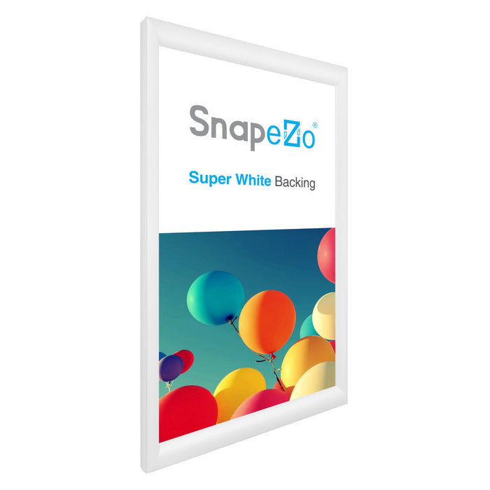 12x20 White SnapeZo® Snap Frame - 1.2" Profile