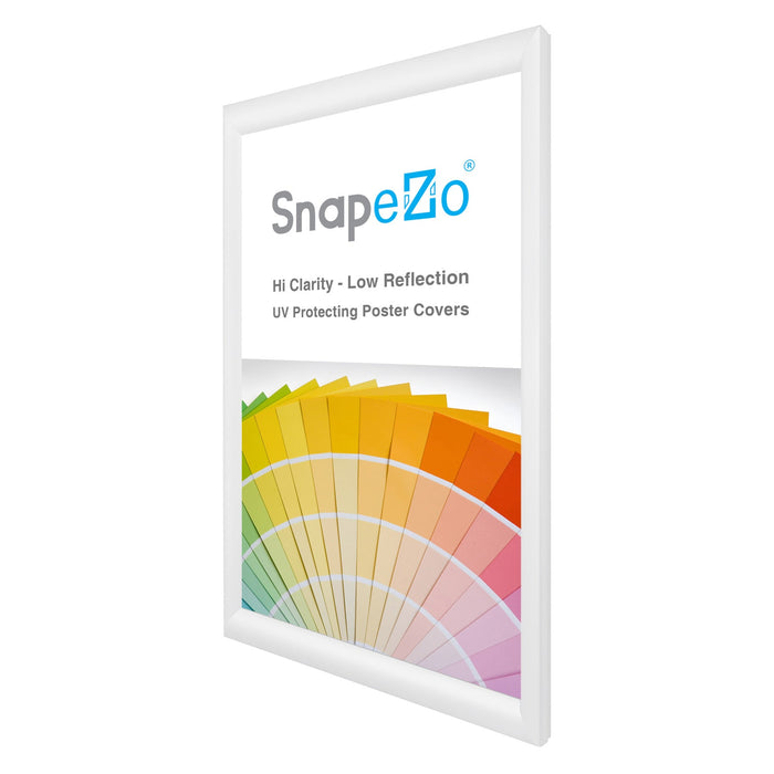 12x20 White SnapeZo® Snap Frame - 1.2" Profile