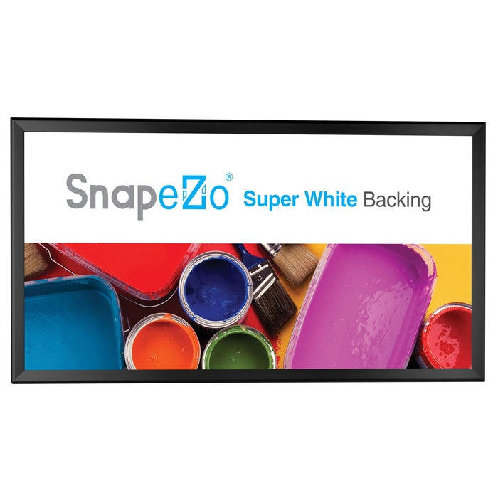 12x24 Black SnapeZo® Snap Frame - 1.25" Profile