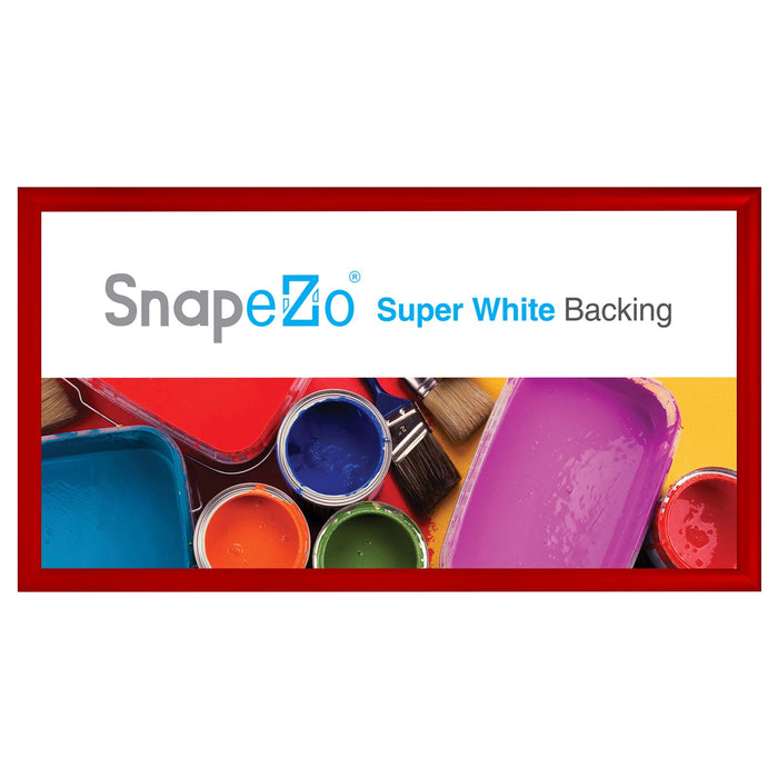 12x24 Red SnapeZo® Snap Frame - 1.2" Profile