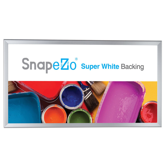 12x24 Silver SnapeZo® Snap Frame - 1.25" Profile