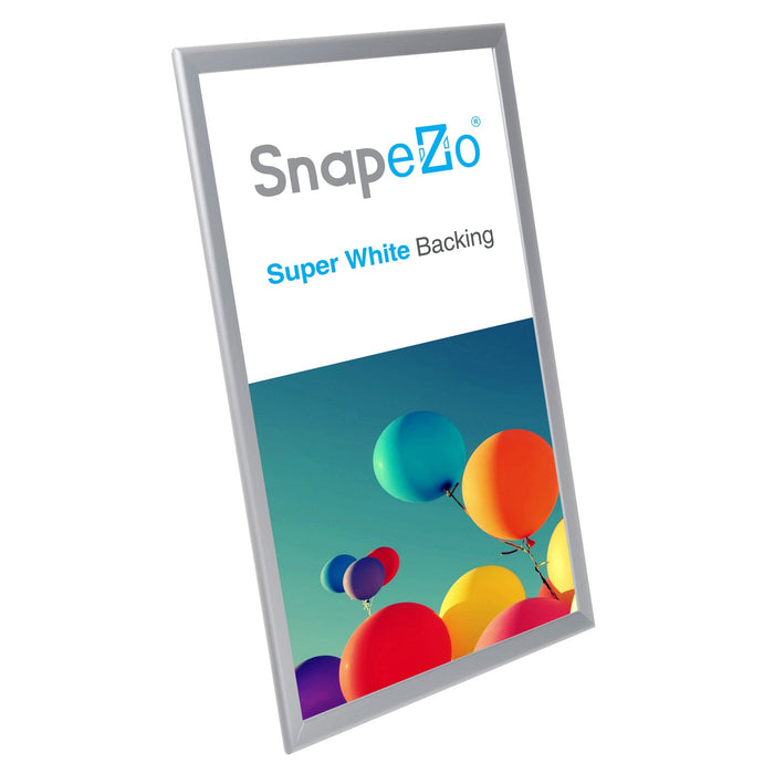 12x24 Silver SnapeZo® Snap Frame - 1.25" Profile