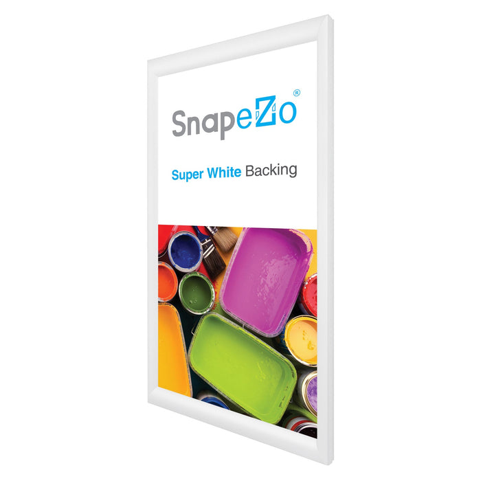 12x24 White SnapeZo® Snap Frame - 1.2" Profile