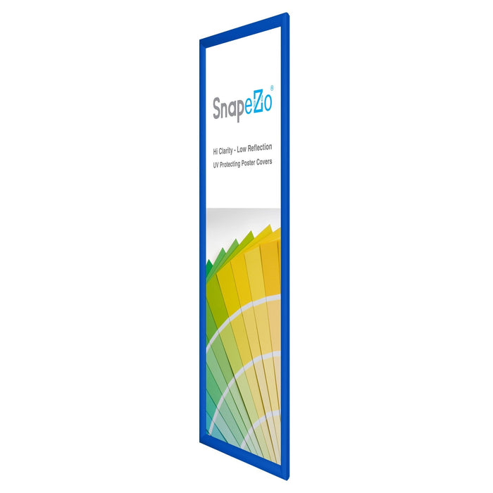 12x36 Blue SnapeZo® Snap Frame - 1.2" Profile