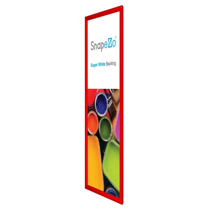 12x36 Red SnapeZo® Snap Frame - 1.2" Profile