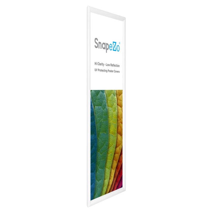 12x36 White SnapeZo® Snap Frame - 1.2" Profile