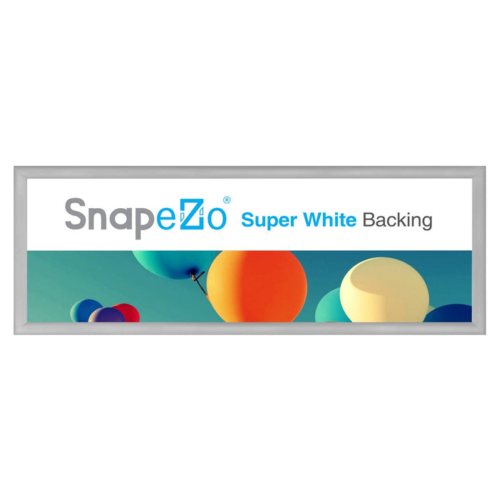 13.5x40 Silver SnapeZo® Snap Frame - 1.2" Profile