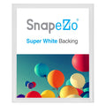 13x16 White SnapeZo® Snap Frame - 1.2" Profile
