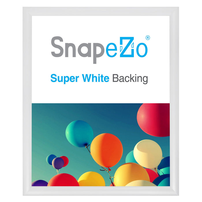 13x16 White SnapeZo® Snap Frame - 1.2" Profile