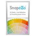 13x19 Silver SnapeZo® Snap Frame - 1.25" Profile