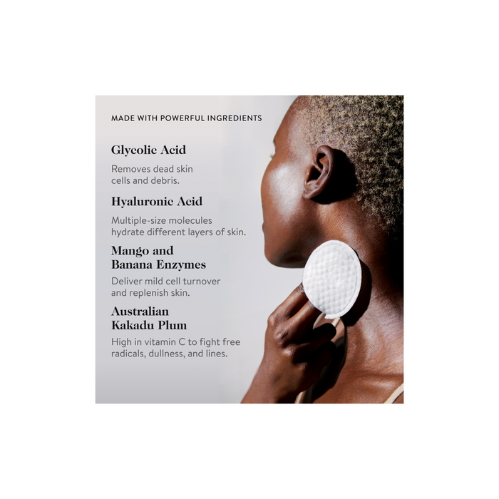 15% Glycolic Acid Overnight Glow Peel, 4 pack