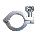 https://home-brew-stuff.myshopify.com/products/ss-tc-c Sanitary hose connections just like the professional breweries use. 2" diameter disc on two fittings are clamped together with a high temp silicone gasket in between, providing a clean efficient connection for valves, hoses, etc. Fittings are all 304 Stainless steel. 1 1/2" Sanitary Clamp (this is the actual clamp that...