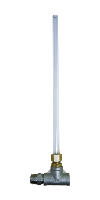 18" Sight Glass Tee