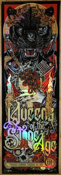 2024 Queens of the Stone Age - Torquay Foil Variant Concert Poster by Rhys Cooper