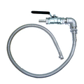 30" Hop Strainer with Weldless Bulkhead and Compact Valve