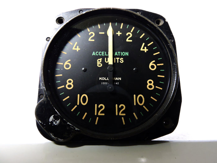 Accelerometer, G-Meter, US Navy, Kollsman 1002-02-142