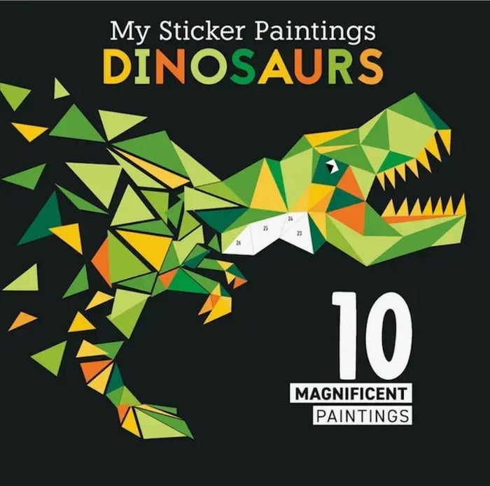 Activity Book - My Sticker Paintings Dinosaurs