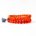 Addison Stretch Bracelet Set & Bag -Orange
