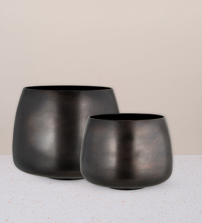 Aged Bronze Pot