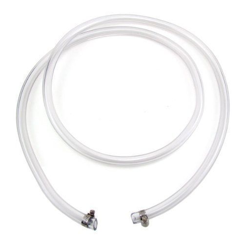 Air Co2 Line Jumper 5/16 ID x 9/16 OD x 5' W/ Screw Clamps Home Brewing Beer
