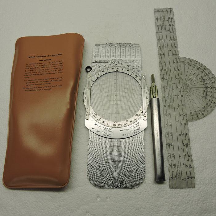Air Navigation Computer MB-4A, Dead Reckoning, with Dietzgen Divider