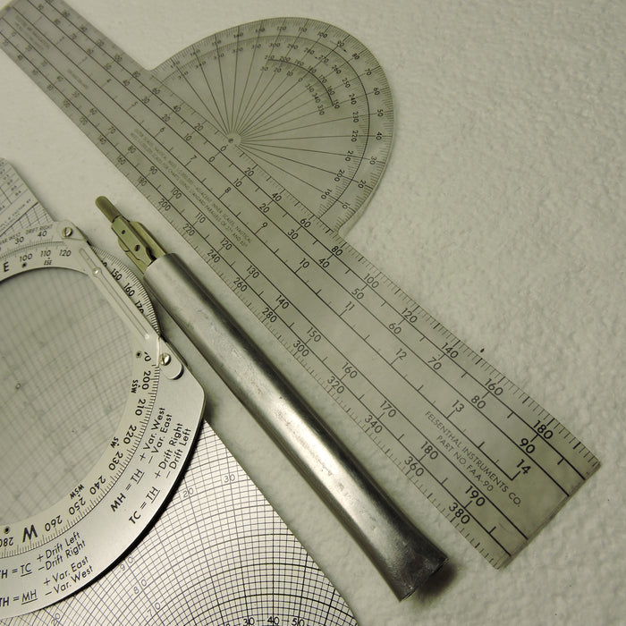 Air Navigation Computer MB-4A, Dead Reckoning, with Dietzgen Divider