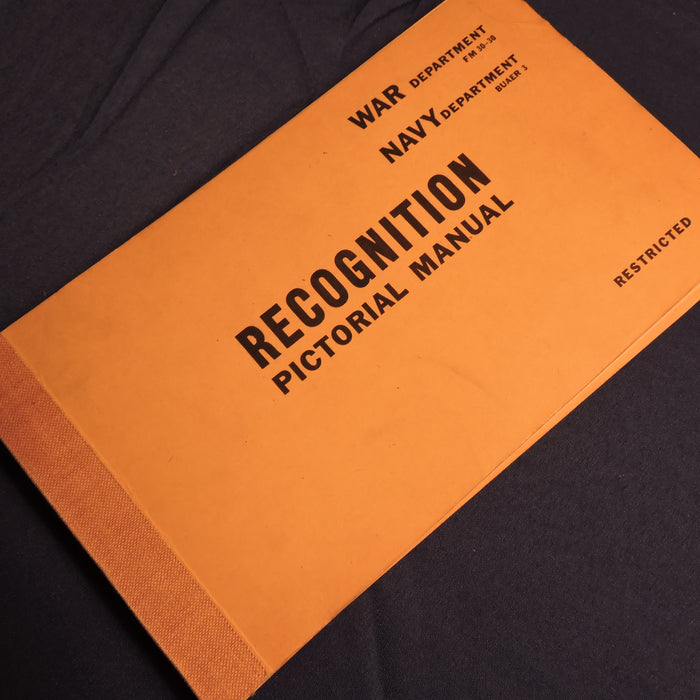 Aircraft Recognition Manual FM30-30 War Department 1943