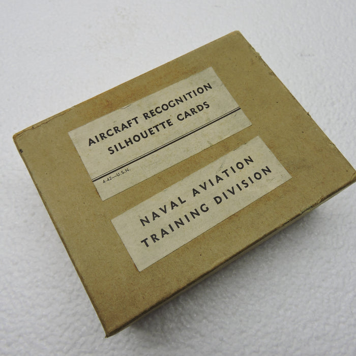 Aircraft Recognition Silhouette Cards, US Naval Aviation Training Division 1942